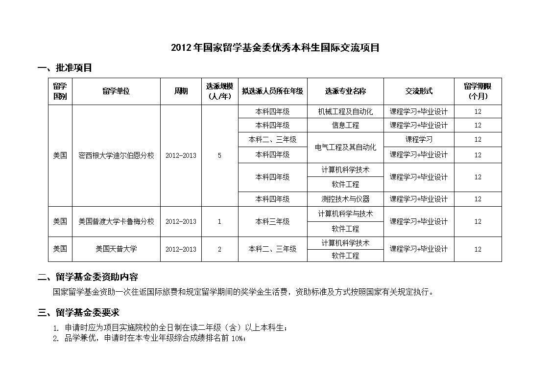 國家留學基金委isec項目_留學基金委員會_csc 國家留學基金委