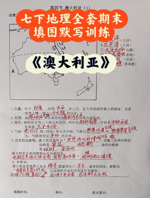 澳大利亞地形地貌特點_澳大利亞屬于哪個洲_初中澳大利亞地理位置