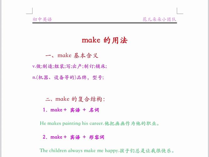 make的五種用法_make是什么意思_初高中學(xué)習(xí)效率提升