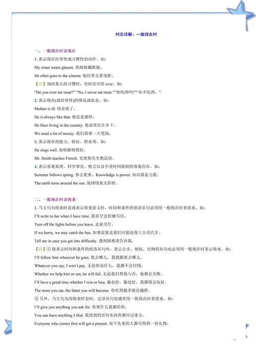 present是什么意思_English present tense usage_present tense grammar examples