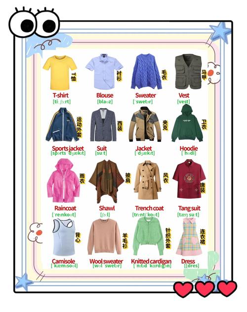 clothes是什么意思_clothes meaning and usage_difference between clothes and clothing