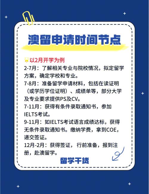 澳洲留學簽證時間規劃_澳大利亞留學簽證時間_澳大利亞留學簽證申請材料