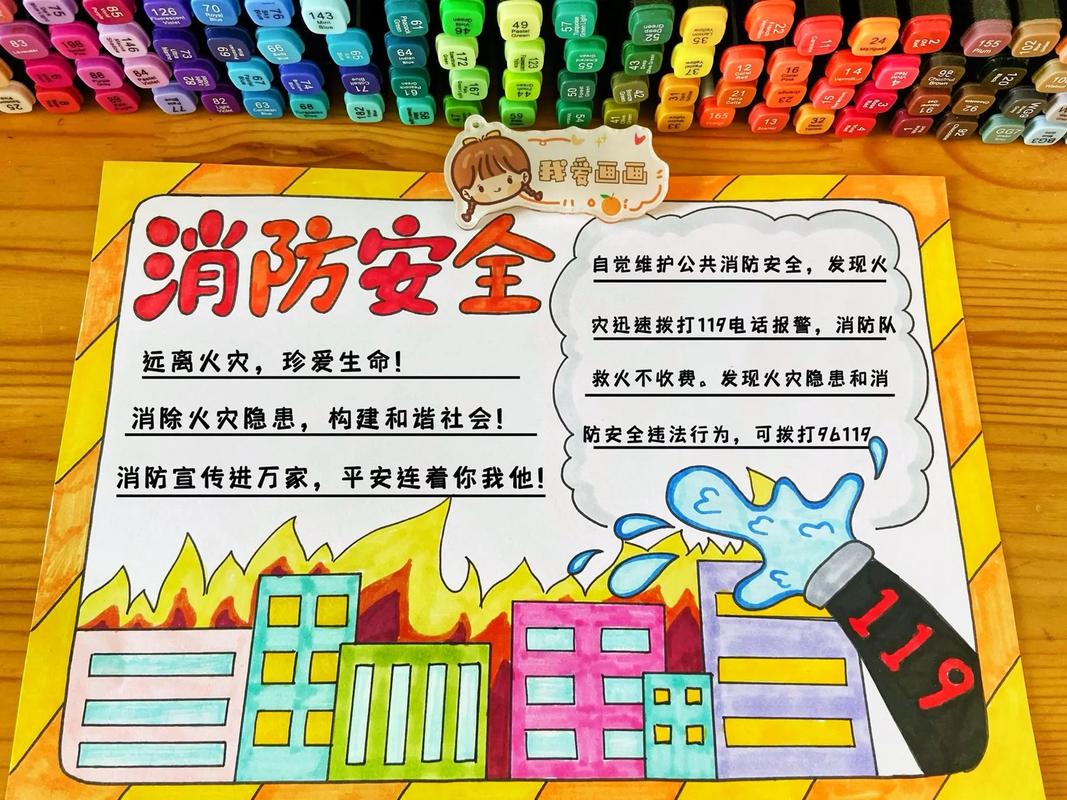 消防安全手抄報內容_校園防火常識_消防安全手抄報