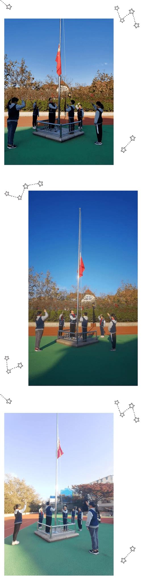 校園一角作文_校園一角升旗臺作文_校園升旗臺介紹