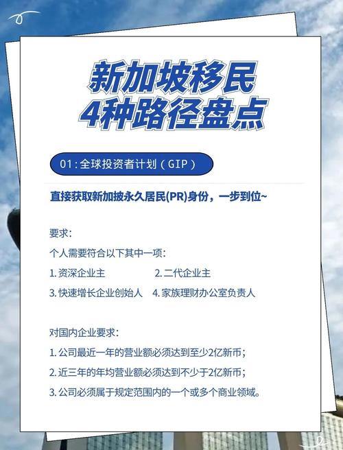 新加坡投資移民計劃_新加坡技術移民政策_新加坡技術移民