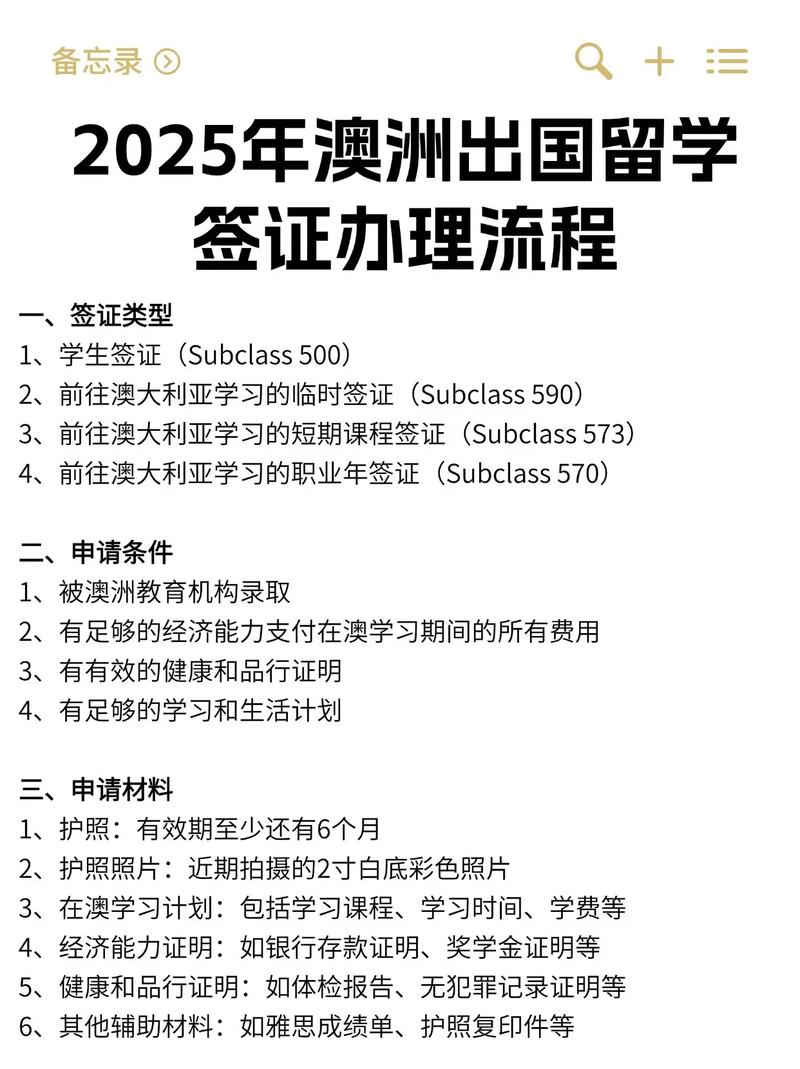 澳洲簽證辦理流程_澳洲留學簽證辦理流程_澳洲留學簽證申請材料