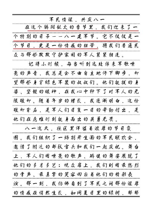 八一有感_八月一日觀后感_軍旅生涯回憶
