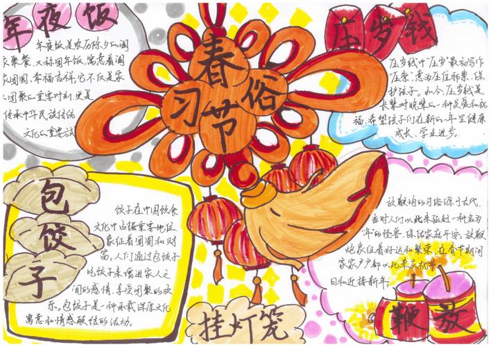 新年手抄報(bào)內(nèi)容30字_春節(jié)手抄報(bào)資料_春節(jié)祝福語好詞好句