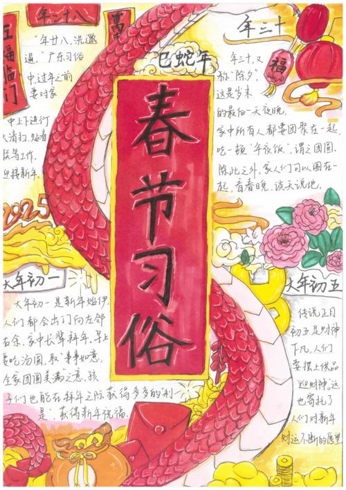 春節(jié)手抄報(bào)資料_新年手抄報(bào)內(nèi)容30字_春節(jié)祝福語好詞好句
