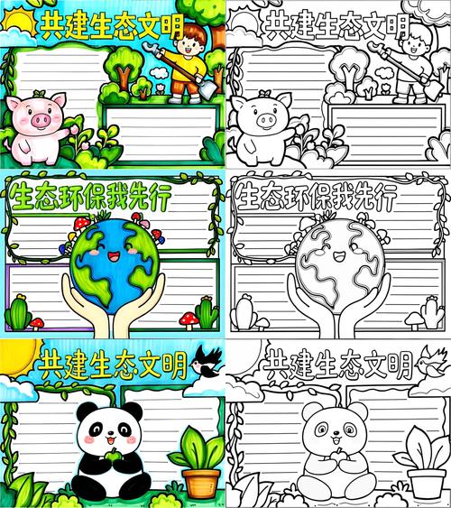 環保手抄報花邊大全_環保手抄報花邊_生態市環保名詞術語