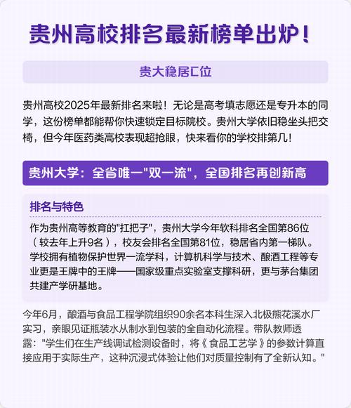 貴州大學(xué)排名2025_貴州大學(xué)排名_貴州師范大學(xué)排名靠前